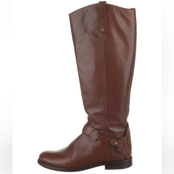 Tory Burch Shoes - Rare Tory Burch riding boots knee high boots leather boots heel boots zip up
